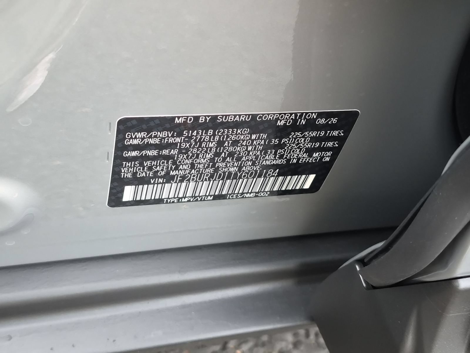 New 2026 Subaru Outback Touring XT AWD/4WD image 27