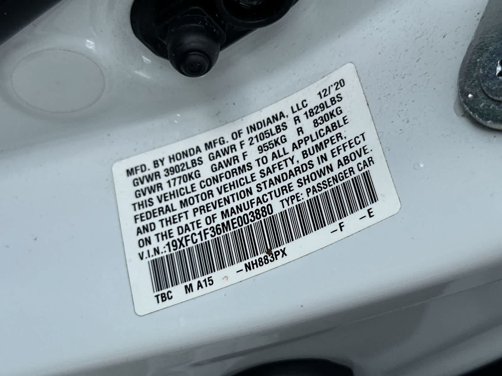 Used 2021 Honda Civic EX image 23