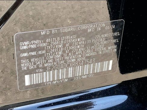 Used 2024 Subaru Crosstrek 2.0i Premium w/ Crosstrek Mirror Package AWD/4WD image 17