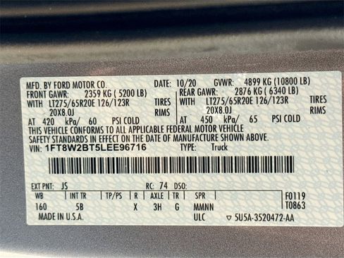 Used 2020 Ford F250 Lariat w/ Lariat Ultimate Package image 28