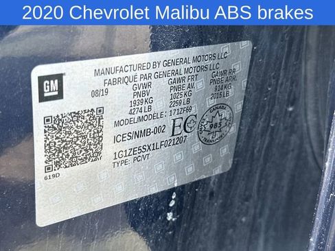 Used 2020 Chevrolet Malibu Premier FWD image 19