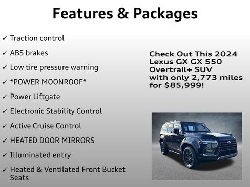 Used 2024 Lexus GX 550 550 Overtrail+ image 12