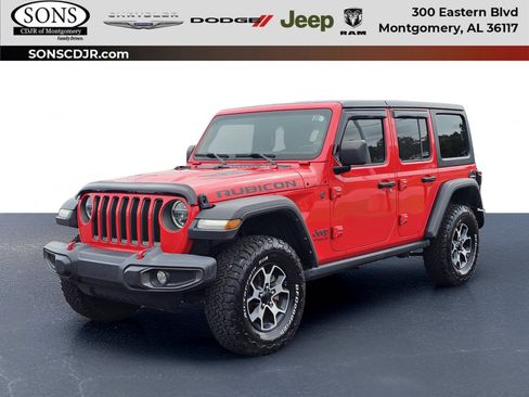 Used 2021 Jeep Wrangler Unlimited Rubicon w/ LED Lighting Group AWD/4WD image 1