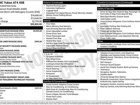 New 2026 GMC Yukon AT4 w/ AT4 Premium Plus Package AWD/4WD image 10