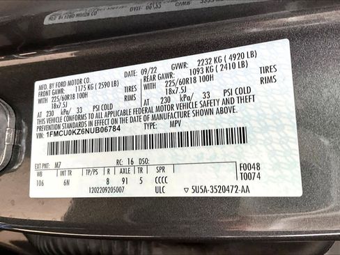 Certified 2022 Ford Escape SEL w/ Class II Trailer Tow Package image 33