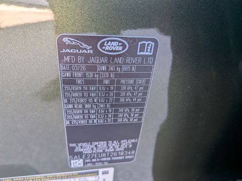 New 2026 Land Rover Defender 110 X-Dynamic SE AWD/4WD image 35