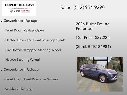 New 2026 Buick Envista Sport Touring w/ Convenience I Package FWD image 12