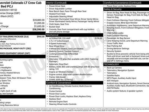 Used 2025 Chevrolet Colorado LT w/ Advanced Trailering Package RWD image 9
