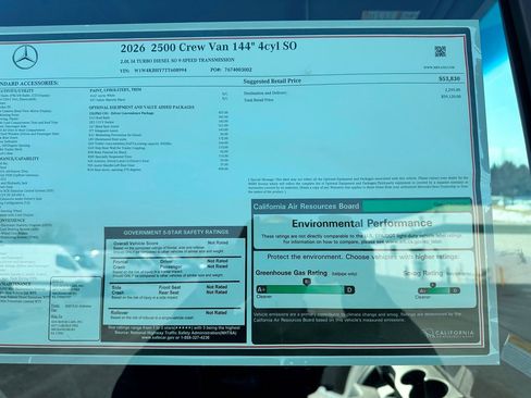 New 2026 Mercedes-Benz Sprinter 2500 image 24