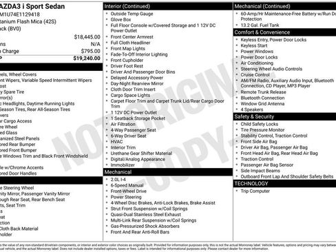 Used 2014 MAZDA MAZDA3 i Sport image 2