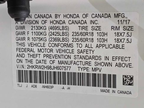 Used 2018 Honda CR-V Touring image 31