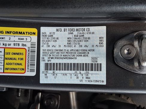 Used 2022 Ford Bronco Sport Badlands AWD/4WD image 27