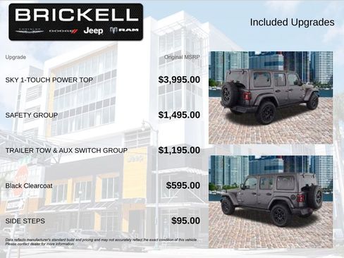 Used 2025 Jeep Wrangler Unlimited Sahara w/ Safety Group AWD/4WD image 5