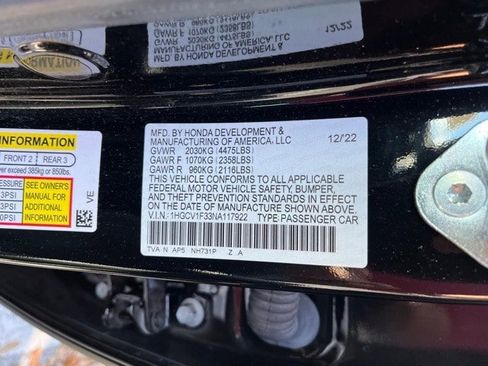 Certified 2022 Honda Accord Sport image 11