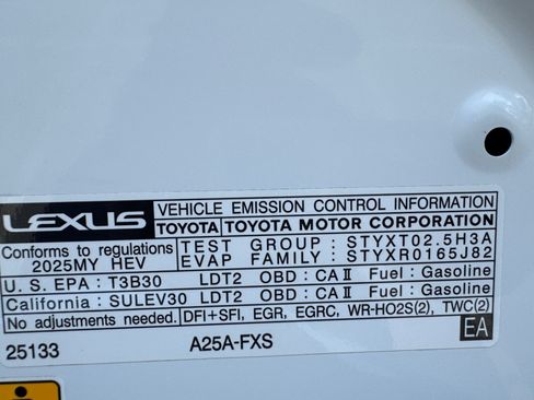 Used 2025 Lexus NX 350h AWD w/ Cold Area Package image 21