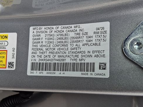 New 2026 Honda CR-V LX image 10