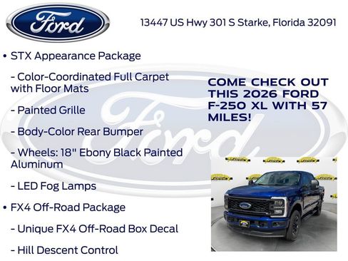 New 2026 Ford F250 XL w/ STX Appearance Package image 15