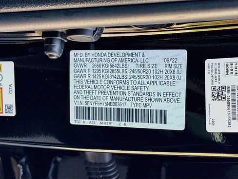 Used 2022 Honda Pilot Black Edition image 37