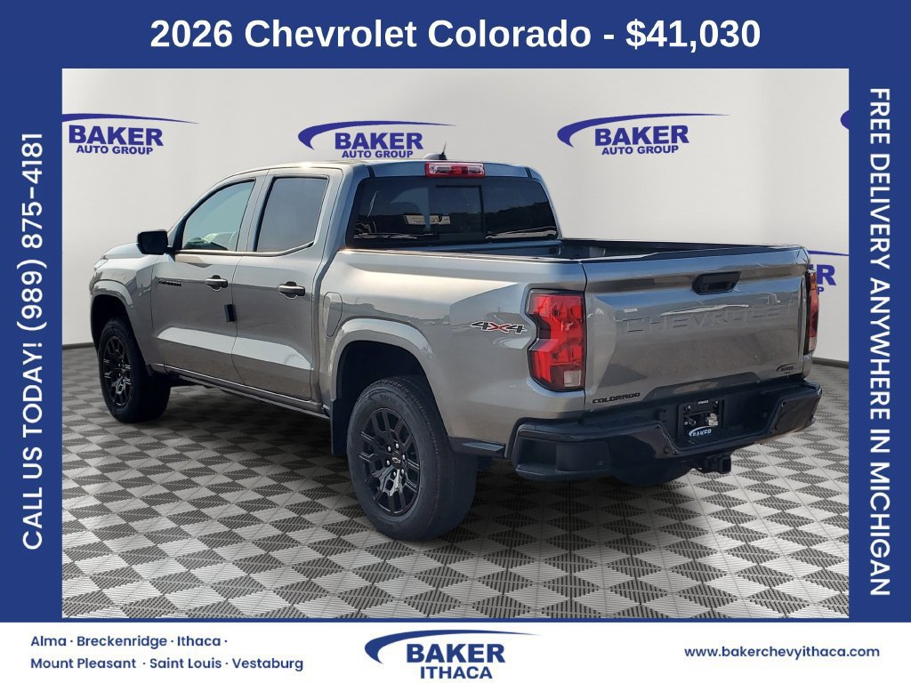 New 2026 Chevrolet Colorado W/T w/ WT Custom Package AWD/4WD image 3