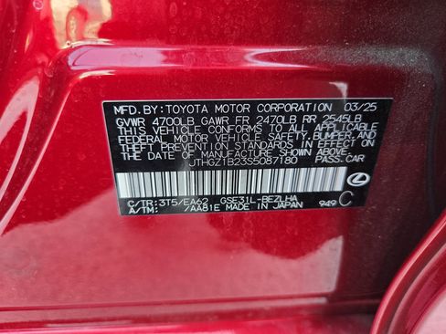 Used 2025 Lexus IS 350 F Sport w/ Navigation Package RWD image 31