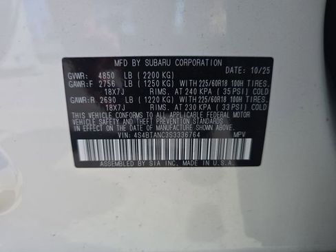Certified 2025 Subaru Outback Limited image 30