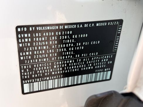 Used 2023 Volkswagen Taos S w/ Driver Assistance Package image 31