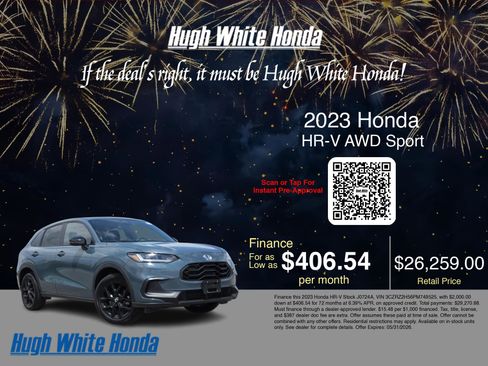Used 2023 Honda HR-V Sport image 3