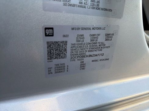 Certified 2022 Chevrolet Silverado 1500 Custom w/ Rally Edition image 50