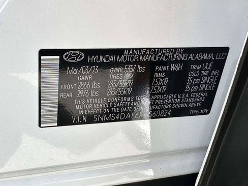 Certified 2023 Hyundai Santa Fe Limited AWD/4WD image 37