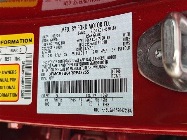 Used 2024 Ford Bronco Sport Big Bend w/ Convenience Package AWD/4WD image 12