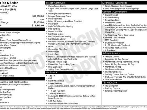 Certified 2023 Kia Rio S image 30