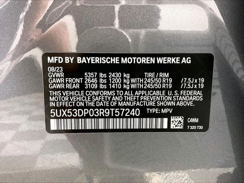 Certified 2024 BMW X3 xDrive30i w/ Premium Package AWD/4WD image 38