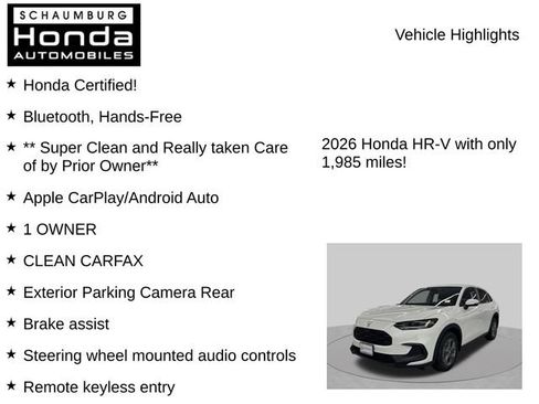 Used 2026 Honda HR-V LX image 14