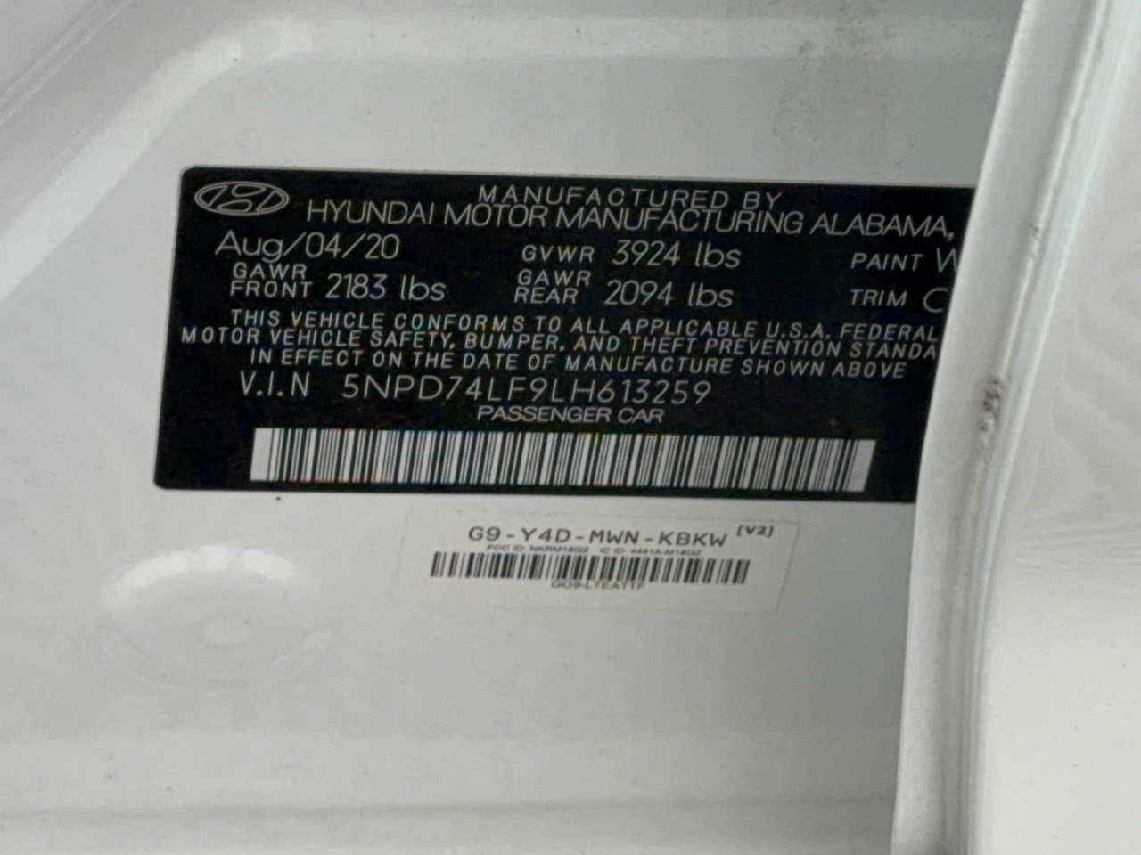 Used 2020 Hyundai Elantra SE w/ Cargo Package (C1) FWD image 31