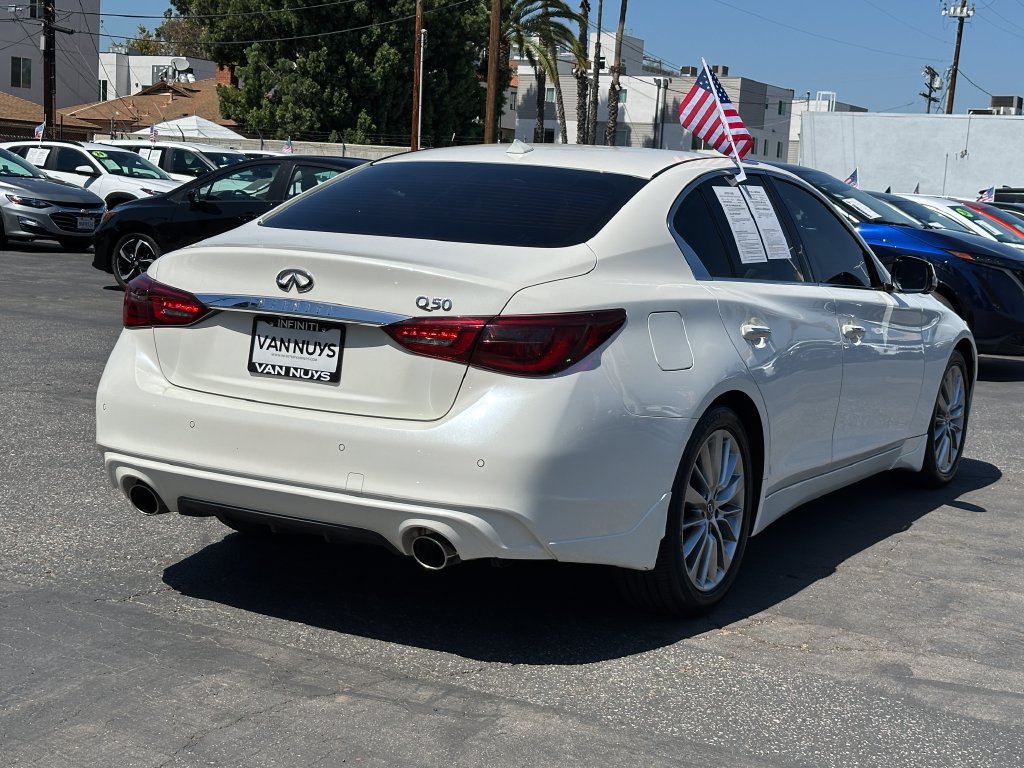 Certified 2023 INFINITI Q50 Luxe w/ Cargo Package RWD image 7