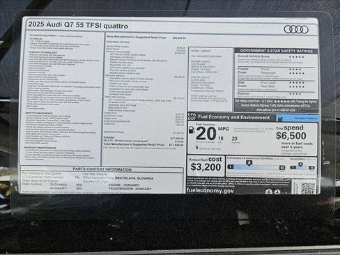 Certified 2025 Audi Q7 3.0T Premium Plus w/ Premium Plus Package image 16