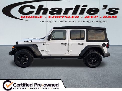 Certified 2022 Jeep Wrangler Unlimited Sport image 1