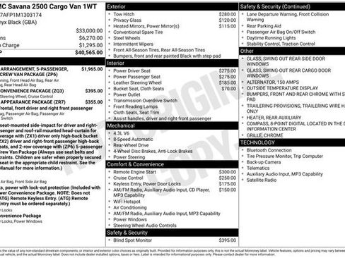 Used 2021 GMC Savana 2500 RWD image 10
