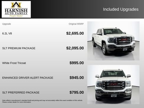 Used 2017 GMC Sierra 1500 SLT w/ SLT Premium Package AWD/4WD image 4