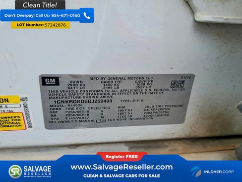 Used 2016 Chevrolet Traverse LT FWD image 17