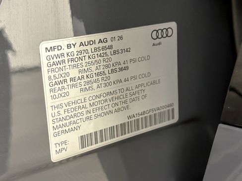 New 2027 Audi Q6 e-tron Premium Plus AWD/4WD image 28
