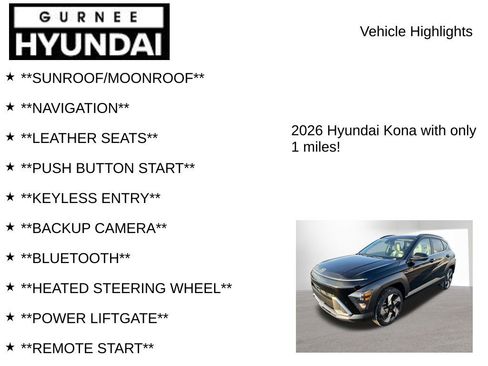 New 2026 Hyundai Kona Limited image 8