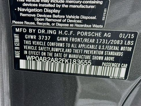 Certified 2015 Porsche Cayman S RWD image 27