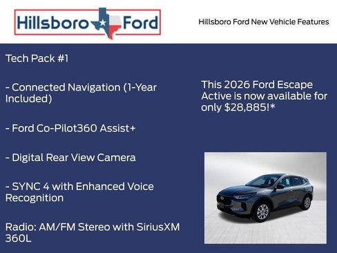 New 2026 Ford Escape Active w/ Tech Pack #1 FWD image 10