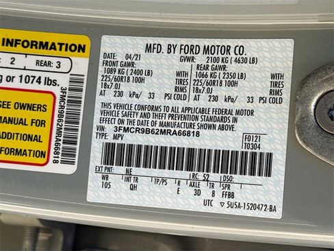 Used 2021 Ford Bronco Sport Big Bend w/ Big Bend Package image 32