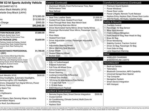 Used 2024 BMW X3 M w/ Competition Package image 5