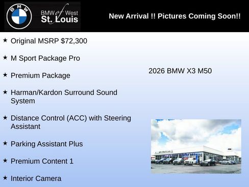 Used 2026 BMW X3 M50 AWD/4WD image 3