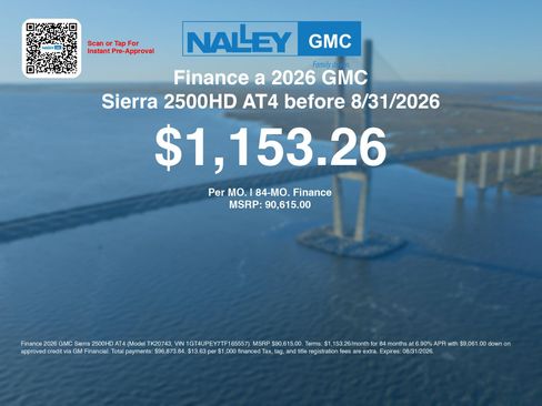New 2026 GMC Sierra 2500 AT4 w/ AT4 Premium Plus Package AWD/4WD image 7