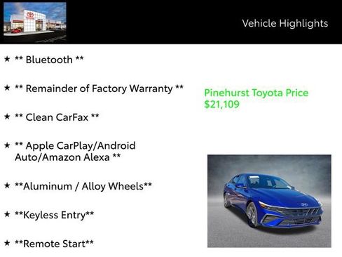 Used 2024 Hyundai Elantra SEL image 7