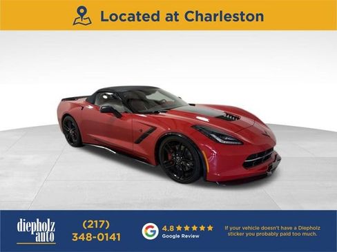 Used 2015 Chevrolet Corvette Stingray Convertible w/ 3LT Preferred Equipment Group RWD image 1